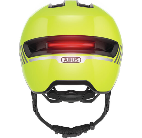 Abus Hud-Y Fietshelm - Signal Yellow