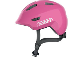 Abus Smiley 3.0 - Shiny Pink - Kinder Fietshelm