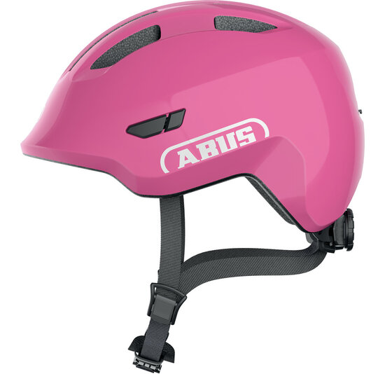 Abus Smiley 3.0 - Shiny Pink - Kinder Fietshelm