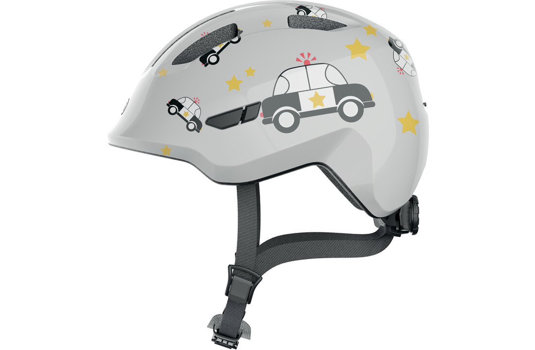Abus Smiley 3.0 - Grey Police - Kinder Fietshelm