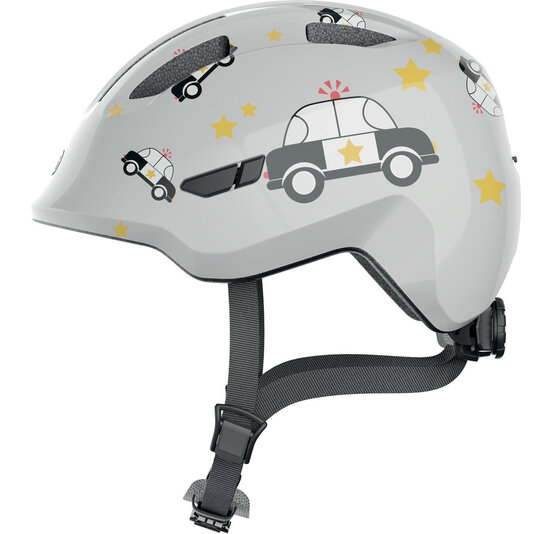 Abus Smiley 3.0 - Grey Police - Kinder Fietshelm