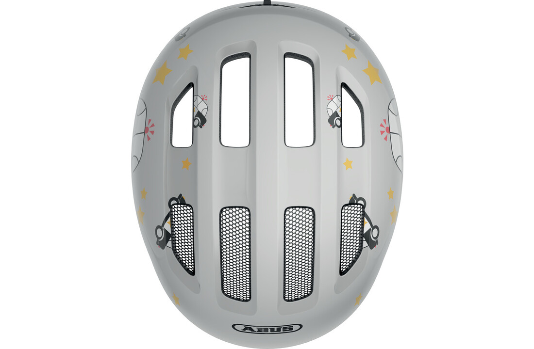 Abus Smiley 3.0 - Grey Police - Kinder Fietshelm