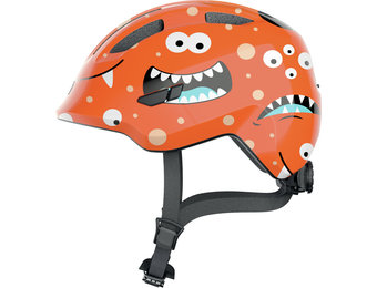 Abus Smiley 3.0 - Orange monster - Kinder Fietshelm