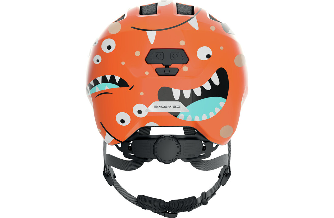 Abus Smiley 3.0 - Orange monster - Kinder Fietshelm