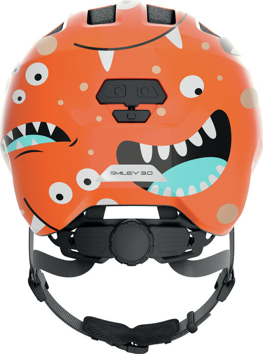 Abus Smiley 3.0 - Orange monster - Kinder Fietshelm