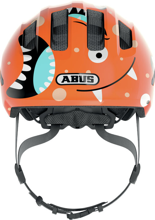 Abus Smiley 3.0 - Orange monster - Kinder Fietshelm