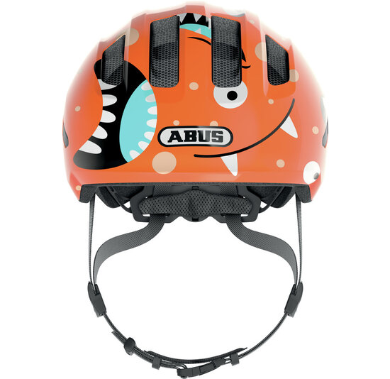 Abus Smiley 3.0 - Orange monster - Kinder Fietshelm