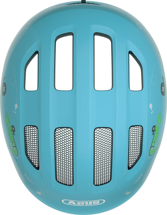 Abus Smiley 3.0 - Blue Croco - Kinder Fietshelm