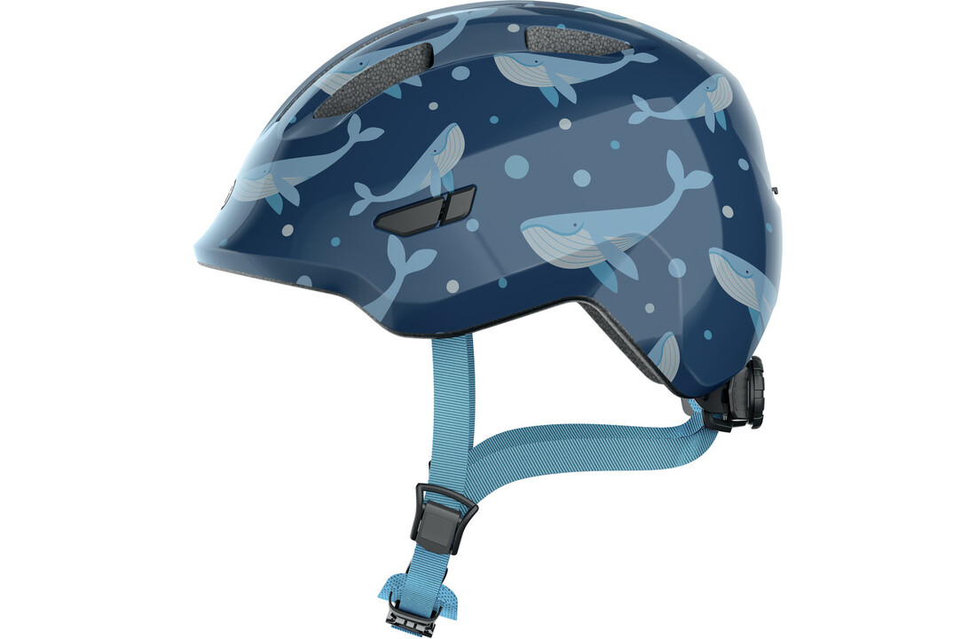 Abus Smiley 3.0 - Blue Whale - Kinder Fietshelm