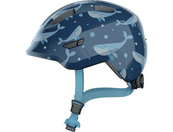 Abus Smiley 3.0 - Blue Whale - Kinder Fietshelm