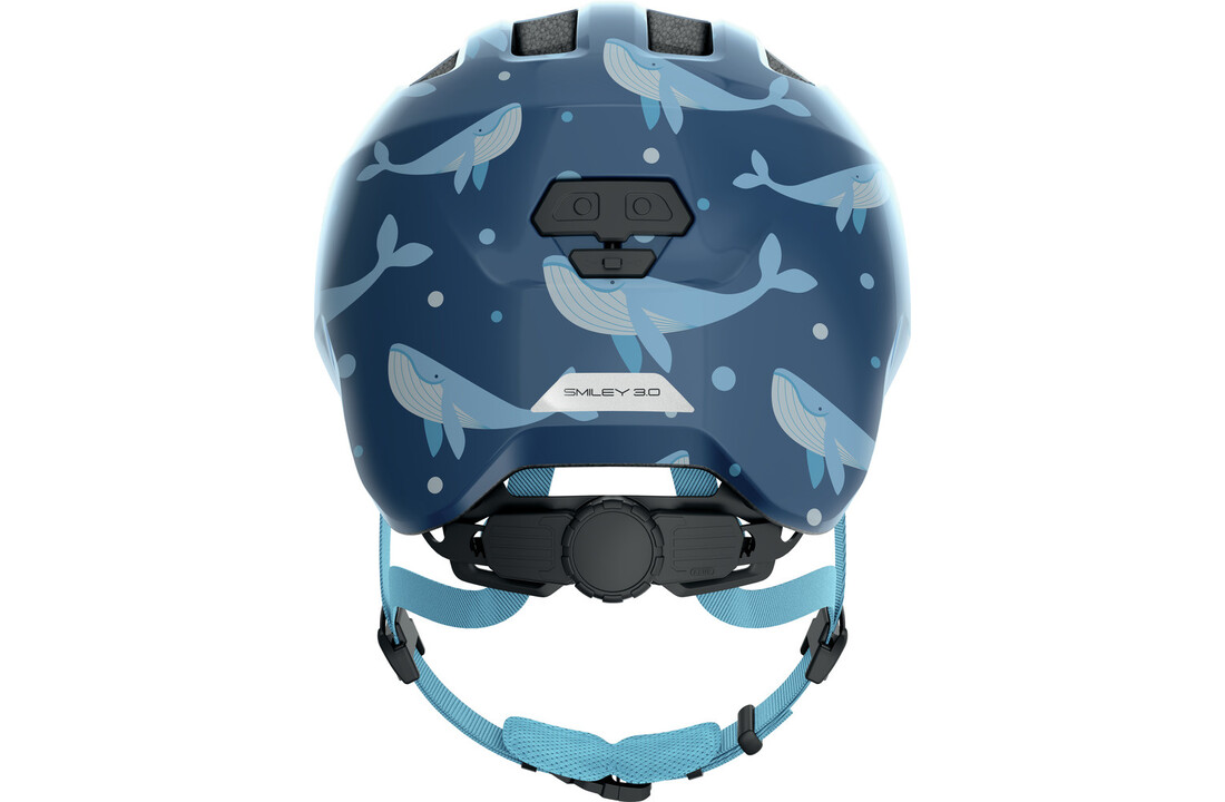 Abus Smiley 3.0 - Blue Whale - Kinder Fietshelm