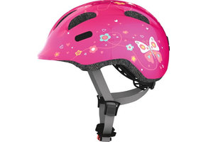 Abus Kinder Fietshelm Smiley 2.0 - Pink Butterfly