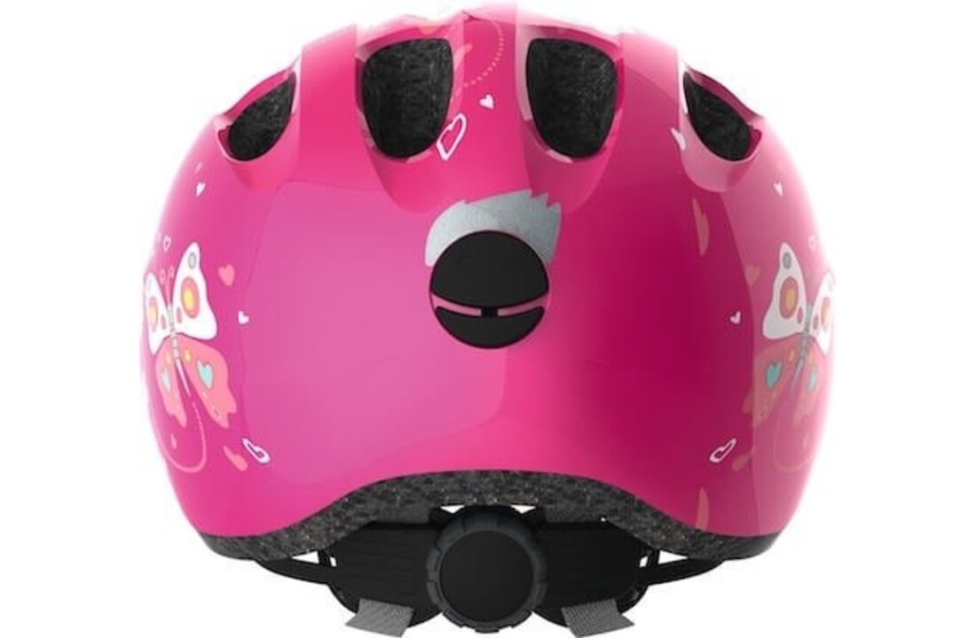 Abus Kinder Fietshelm Smiley 2.0 - Pink Butterfly