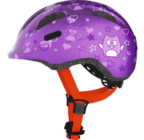 Abus Kinder Fietshelm Smiley 2.0 - Purple Star