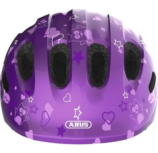 Abus Kinder Fietshelm Smiley 2.0 - Purple Star