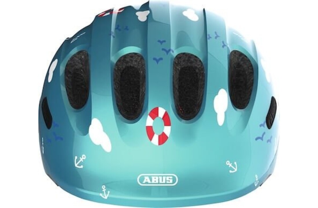 Abus Kinder Fietshelm Smiley 2.0 - Turquoise Sailor