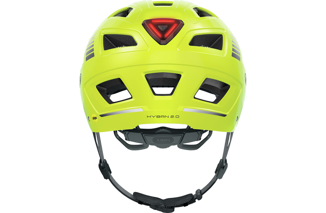 Abus Fietshelm Hyban 2.0 MIPS - Signal Yellow