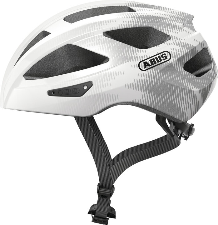 Abus Fietshelm Macator - White Silver