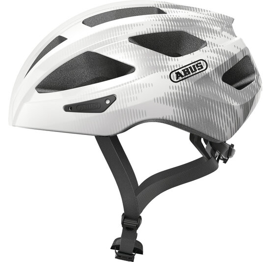 Abus Fietshelm Macator - White Silver