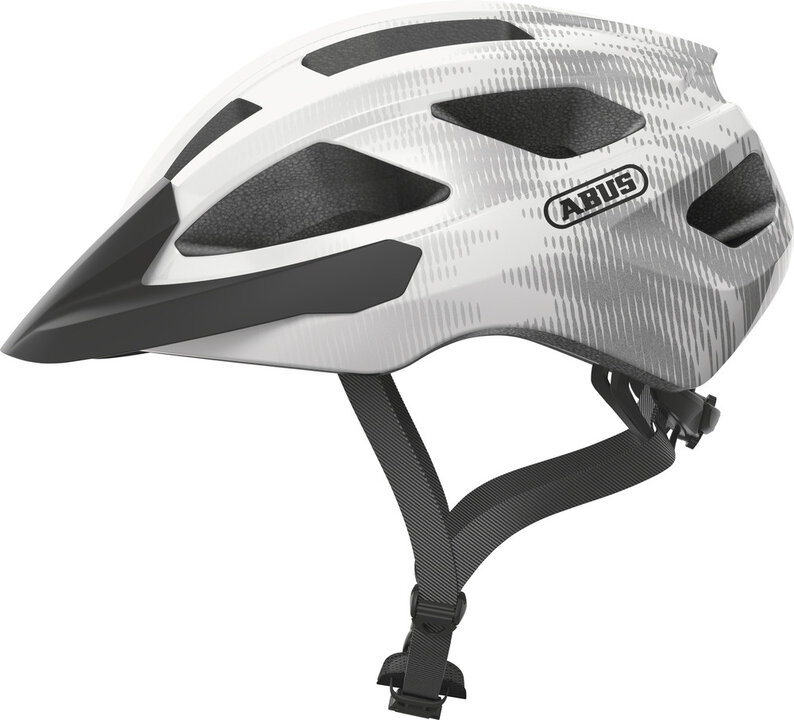 Abus Fietshelm Macator - White Silver