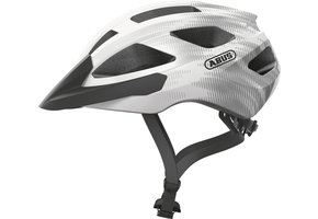Abus Fietshelm Macator - White Silver