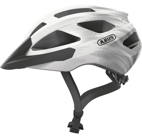 Abus Fietshelm Macator - White Silver
