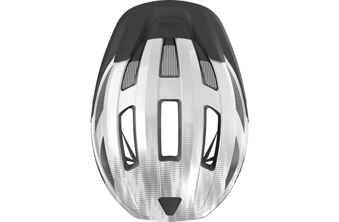Abus Fietshelm Macator - White Silver