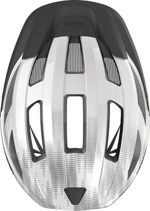 Abus Fietshelm Macator - White Silver