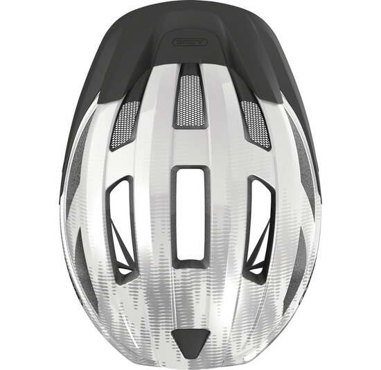 Abus Fietshelm Macator - White Silver