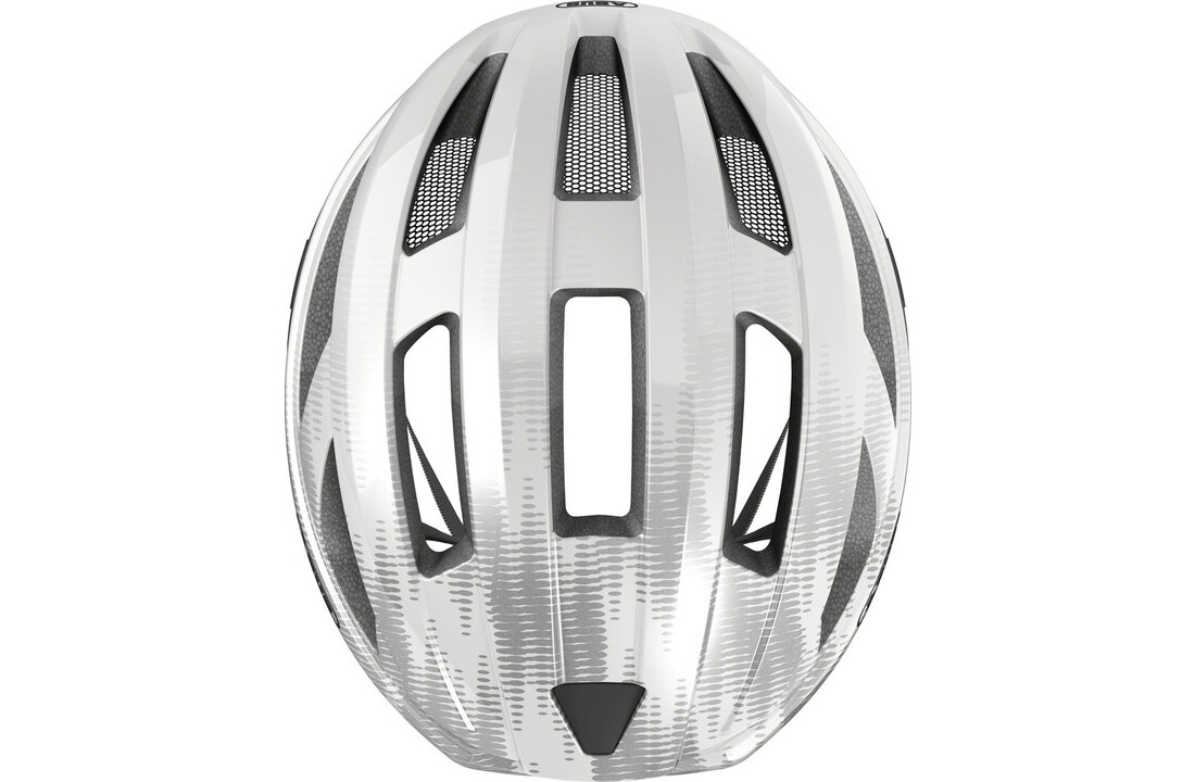 Abus Fietshelm Macator - White Silver