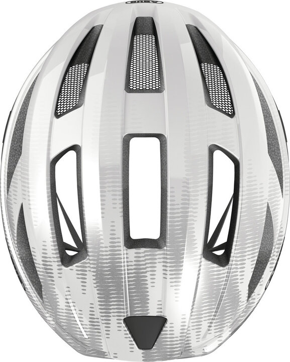 Abus Fietshelm Macator - White Silver