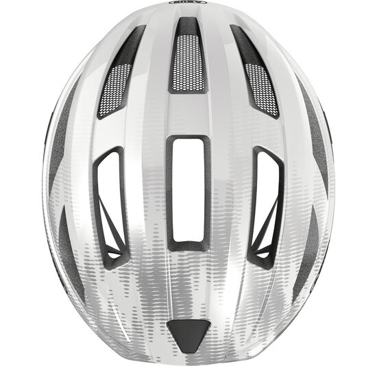 Abus Fietshelm Macator - White Silver