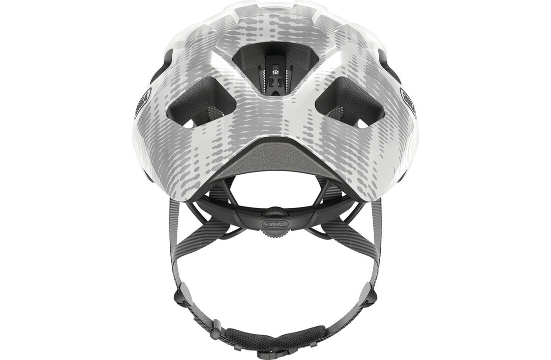 Abus Fietshelm Macator - White Silver