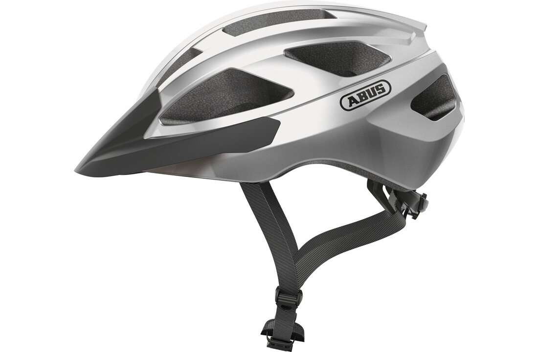 Abus Fietshelm Macator - Gleam Silver