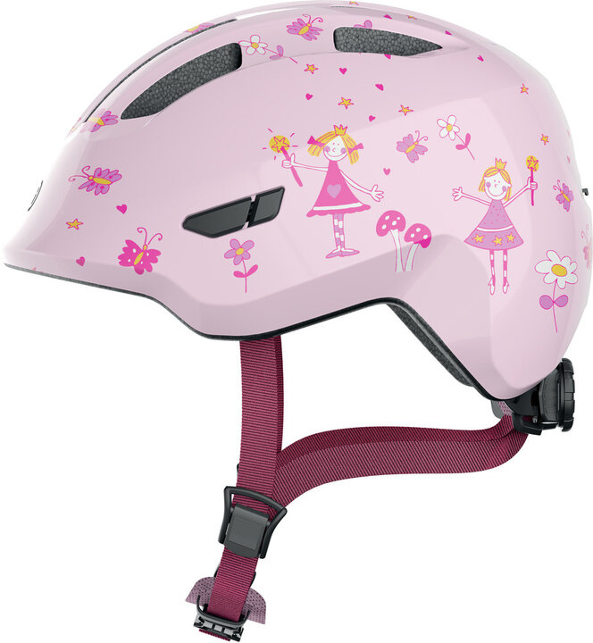 Abus Smiley 3.0 - Rose Princess - Kinder Fietshelm