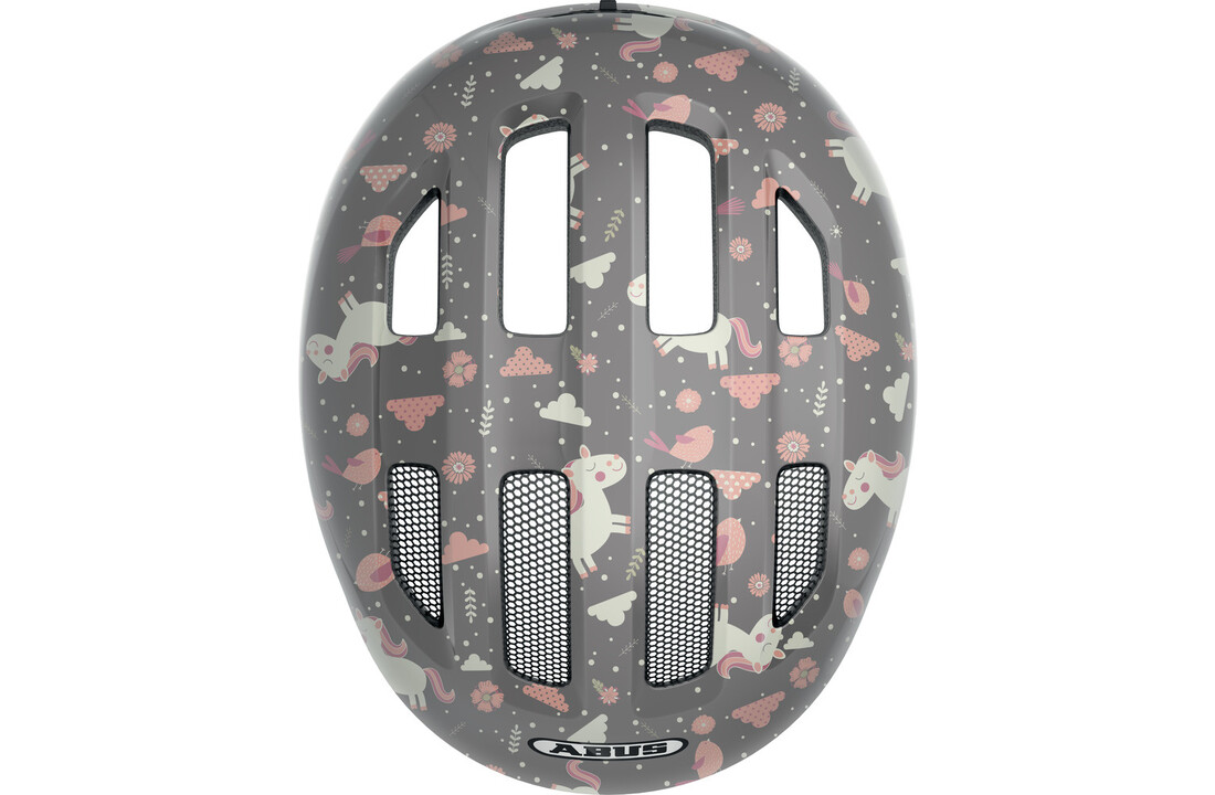 Abus Smiley 3.0 - Grey Horse - Kinder Fietshelm