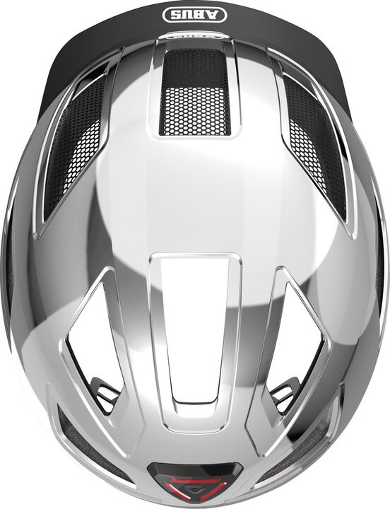 Abus Fietshelm Hyban 2.0 - Chrome Silver