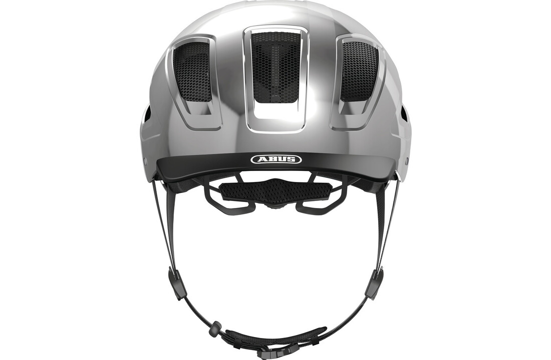 Abus Fietshelm Hyban 2.0 - Chrome Silver
