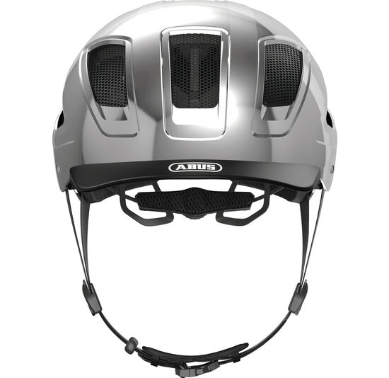 Abus Fietshelm Hyban 2.0 - Chrome Silver