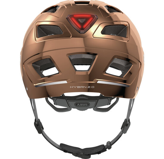 Abus Fietshelm Hyban 2.0 - Chrome Rosé