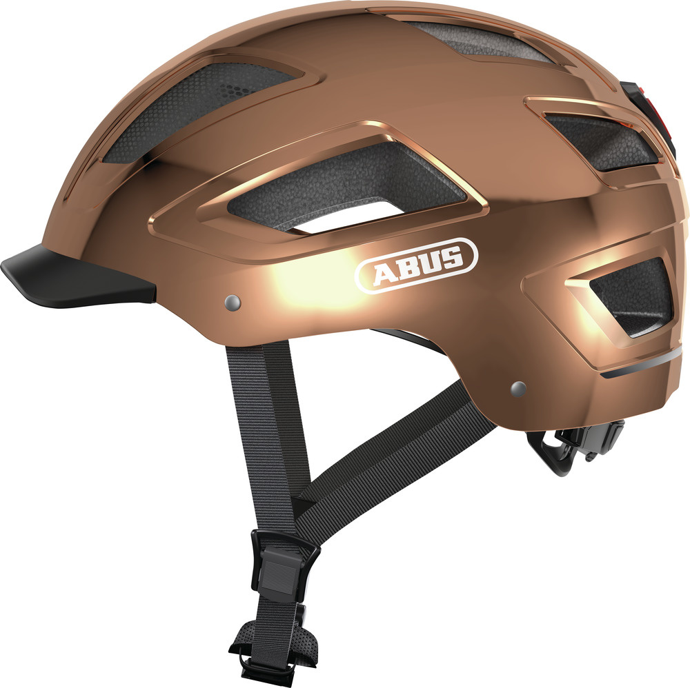 Abus Fietshelm Hyban 2.0 - Chrome Rosé