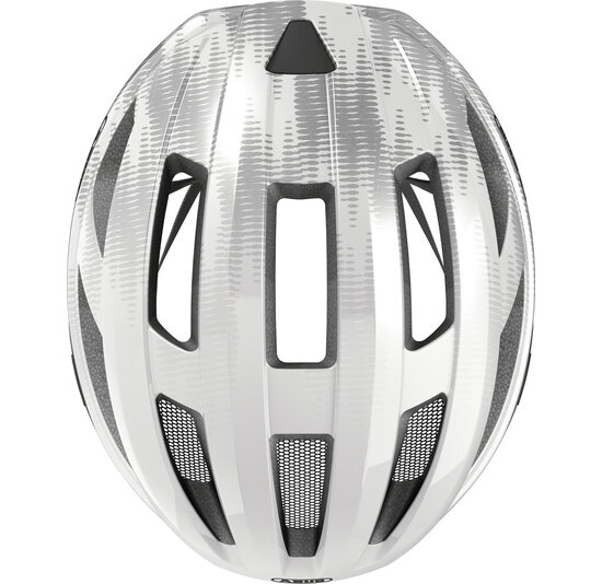 Abus Fietshelm Macator MIPS - Polar White - Inclusief Afneembaar Vizier