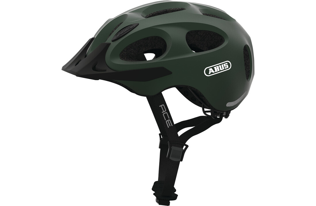 Abus Fietshelm Youn-I ACE - Metallic Green