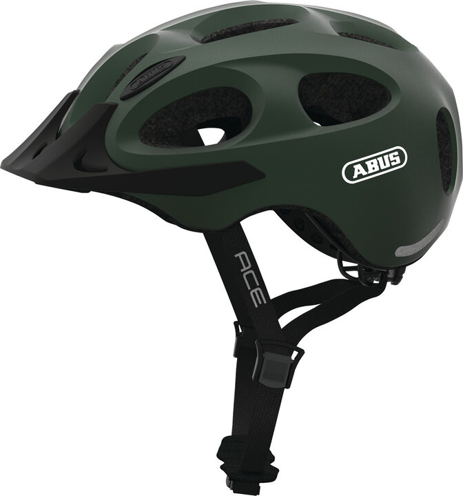 Abus Fietshelm Youn-I ACE - Metallic Green