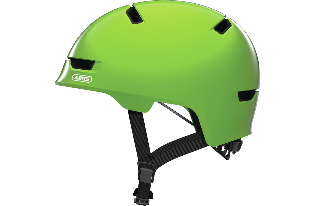 Abus Fietshelm Scraper 3.0 Kid - Shiny Green