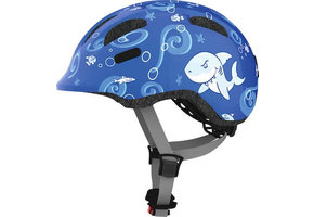 Abus Smiley 2.0 - Blue Sharky - Kinder Fietshelm