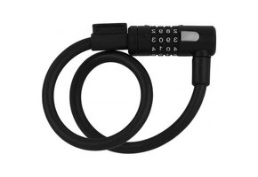 AXA Kabelslot Newton 60/12 - Met Code - Zwart