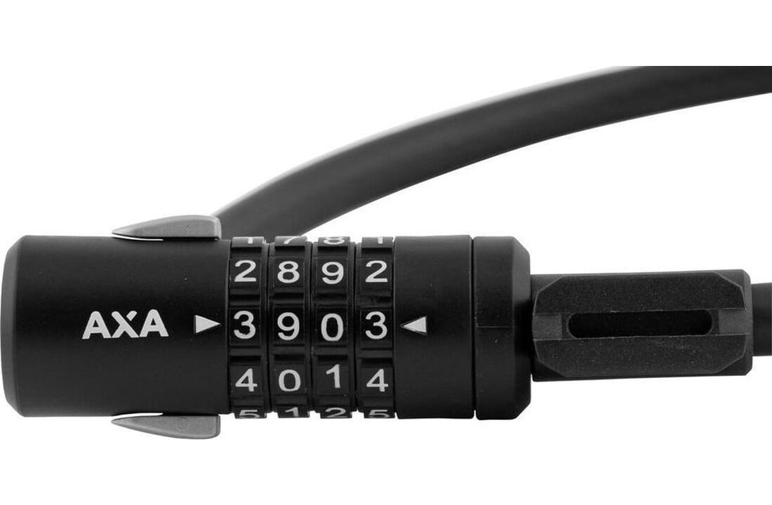AXA Kabelslot Newton 60/12 - Met Code - Zwart