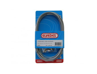 Elvedes Achterremkabel Trommelrem Zilver Compleet