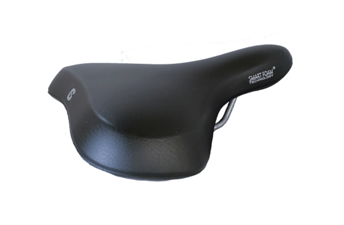 Selle Comfort Pure Fietszadel - Zwart - Met Smart Foam Techniek